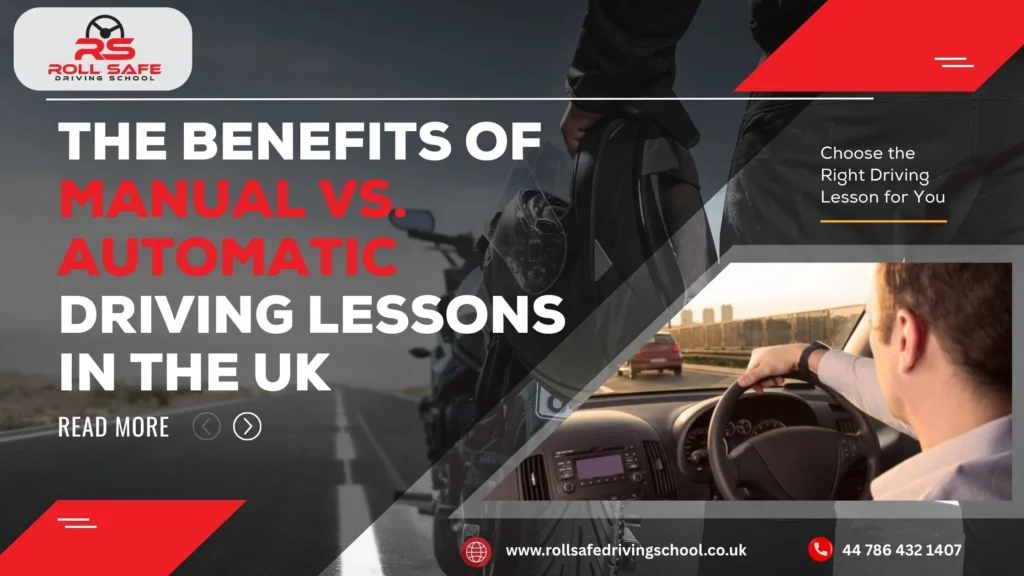 manual vs. automatic driving lessons in the UK